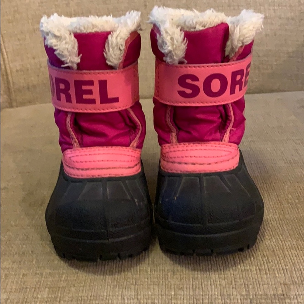 Baby Girl Sorel Winter Boots- Size 5